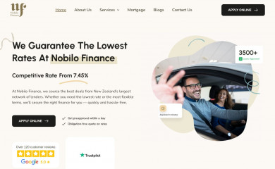 nobilofinance.co.nz screenshot
