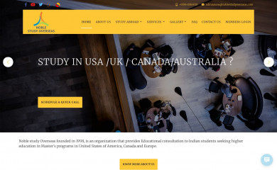 nobleconsultancy.com screenshot