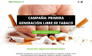 nofumadores.org screenshot