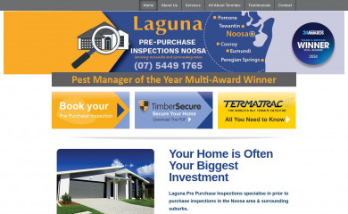 noosaprepurchaseinspections.com.au screenshot