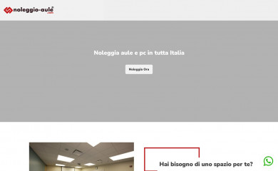 noleggio-aule.com screenshot