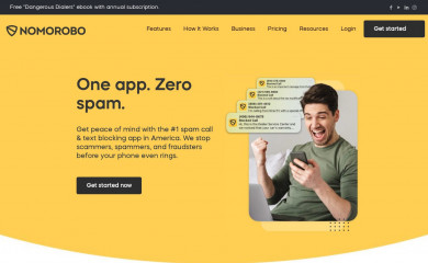 nomorobo.com screenshot