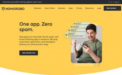 nomorobo.com screenshot