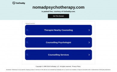 nomadpsychotherapy.com screenshot