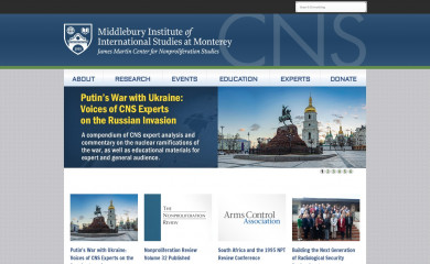 nonproliferation.org screenshot