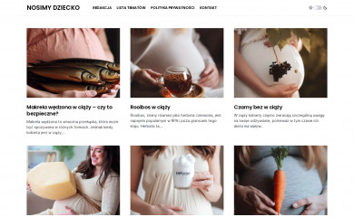 nosimydziecko.pl screenshot