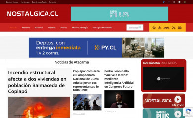 nostalgica.cl screenshot