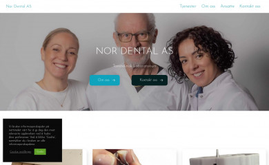 nor-dental.no screenshot