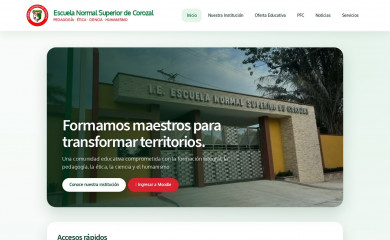 normalsuperiordecorozal.edu.co screenshot