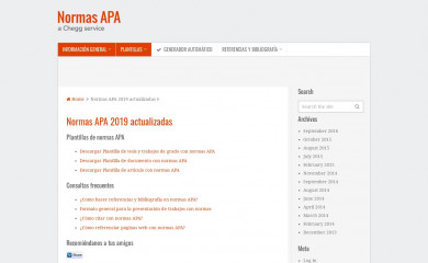 http://normasapa.com screenshot