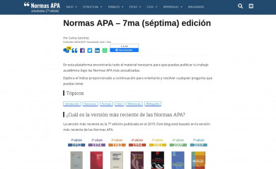 normas-apa.org screenshot
