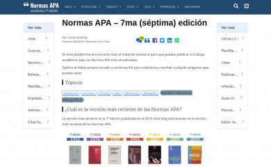 normas-apa.org screenshot