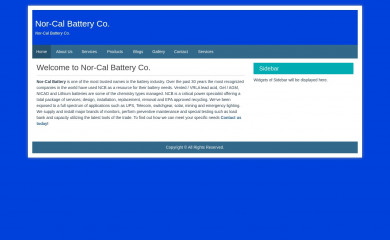 norcalbattery.com screenshot