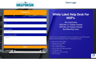 norcalhelpdesk.com screenshot