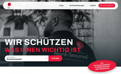 nord-secured.de screenshot