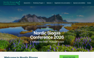 nordicbiogasconference.com screenshot