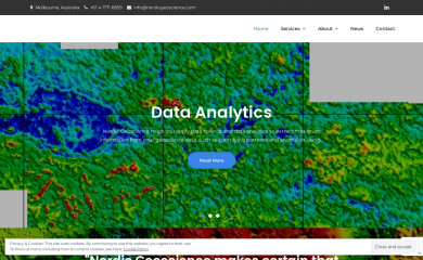 nordicgeoscience.com screenshot