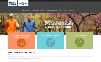 nordicwalkingaustralia.com.au screenshot