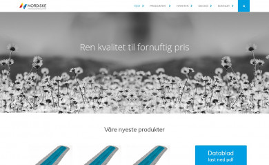 nordiskerenholdsprodukter.no screenshot