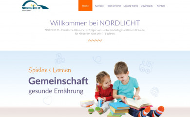 nordlicht-kitas.de screenshot