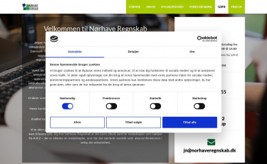norhaveregnskab.dk screenshot