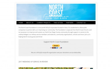 northcoastfoundation.org screenshot