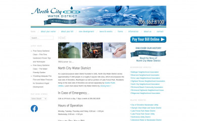 northcitywater.org screenshot