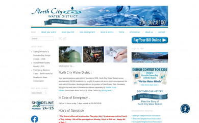 northcitywater.org screenshot