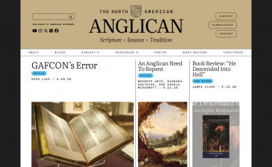 northamanglican.com screenshot