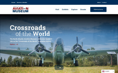 northatlanticaviationmuseum.com screenshot