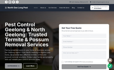 northgeelongpest.com.au screenshot