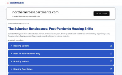 northerncrossapartments.com screenshot