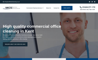 northkentcleaning.co.uk screenshot