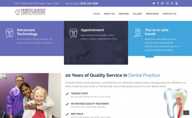 northhavenfamilydentistry.com screenshot