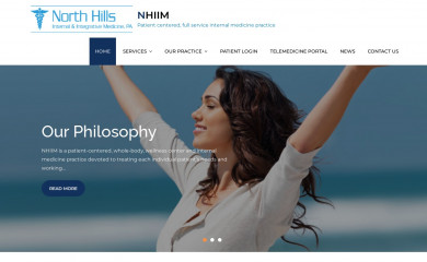 northhillsinternalmedicine.com screenshot