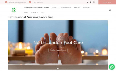 northlondonfootcare.ca screenshot