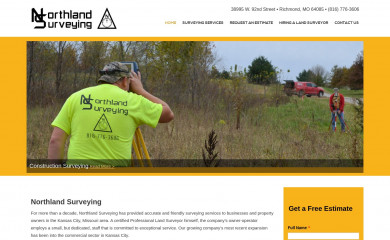 northlandsurvey.com screenshot