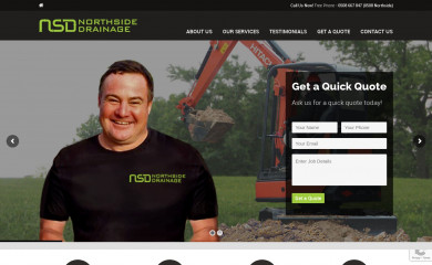 northsidedrainage.co.nz screenshot