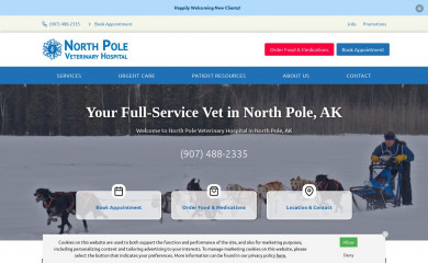 northpolevet.com screenshot
