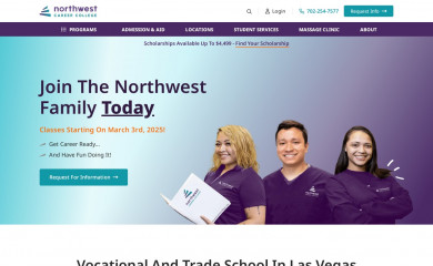 northwestcareercollege.edu screenshot