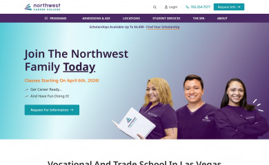 northwestcareercollege.edu screenshot
