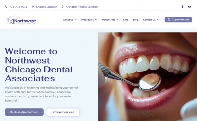 northwestchicagodental.com screenshot