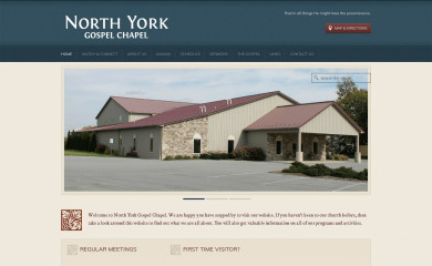 northyorkgospelchapel.org screenshot
