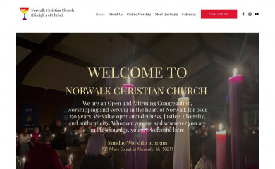 norwalkcc.org screenshot