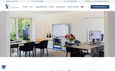 notarin-kaemper.de screenshot