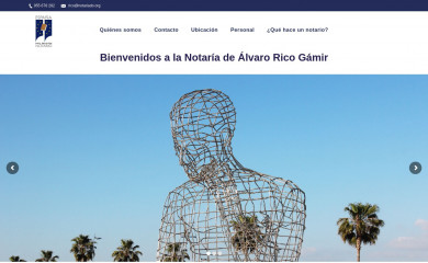 notariodoshermanas.com screenshot