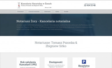 notariusz-zory.com.pl screenshot