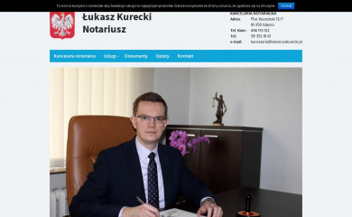 notariuszkurecki.pl screenshot