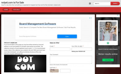 notyet.com screenshot