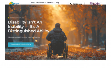 nourishcare.com.au screenshot